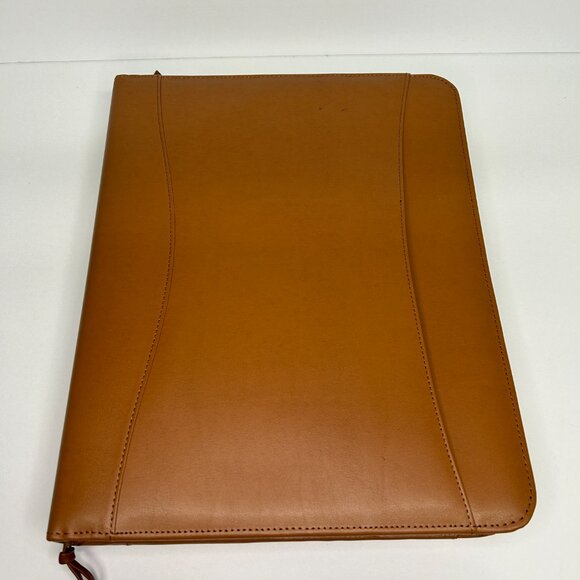 Royce Leather Writing Portfolio Binder Bonded Leather Tan - Picture 5 of 16